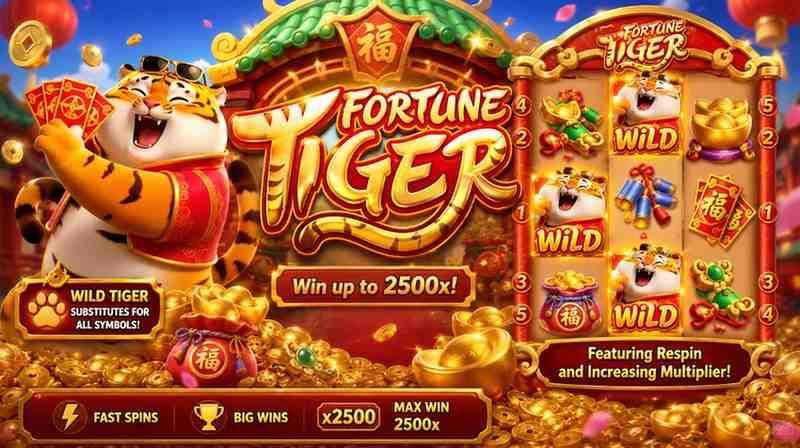 Local players spinning the golden reels of the Fortune Tiger slot game at the 5KBD casino platform in Bangladesh