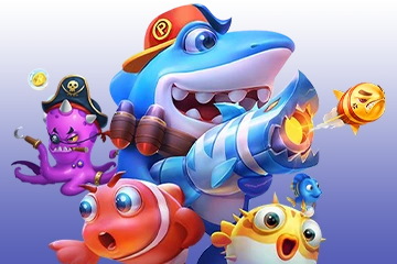 Players catching marine targets using special laser cannons in online fishing games at 5KBD casino.